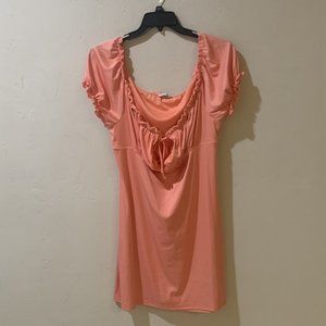 Peach Summer Dress
